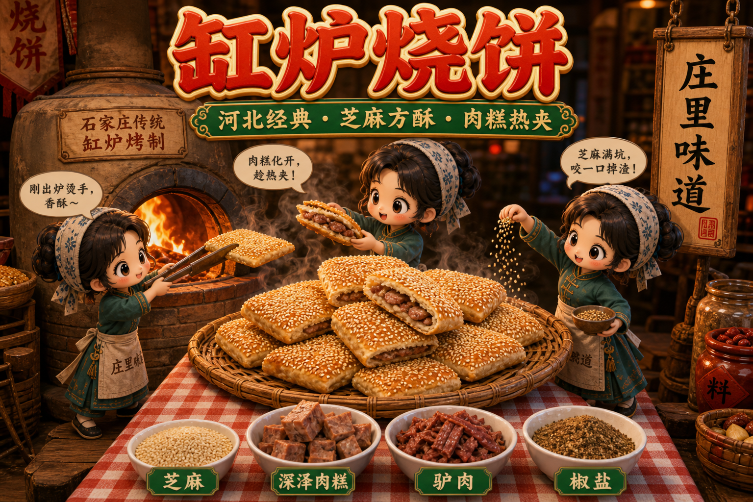 缸炉烧饼